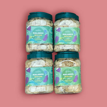 Malanga con Limon Chips (Taro Lime Chips) Tropical Fruit Box Malanga con Limon Chips 4ct